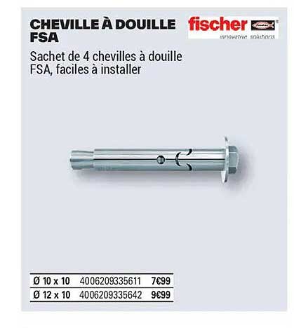 CHEVILLE À DOUILLE FSA
