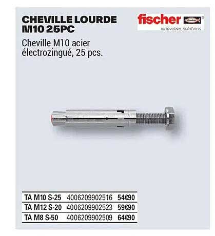 CHEVILLE LOURDE M10 25PC