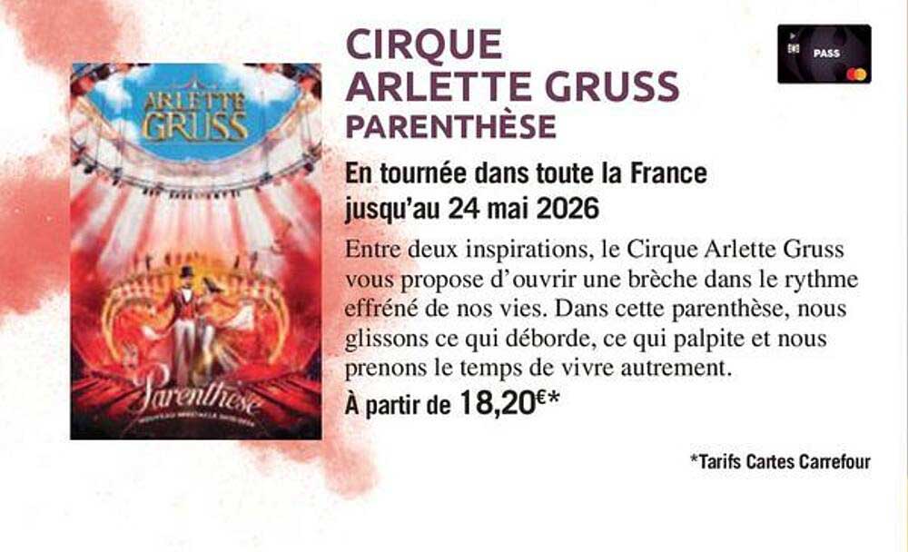 CIRQUE ARLETTE GRUSS PARENTHÈSE