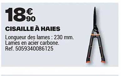CISAILLE À HAIES