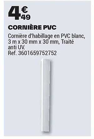 CORNIÈRE PVC