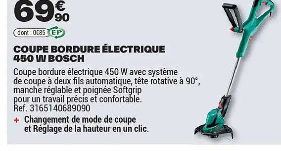 COUPE BORDURE ÉLECTRIQUE 450 W BOSCH