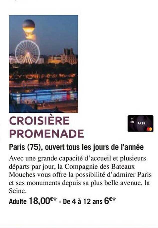 CROISIÈRE PROMENADE