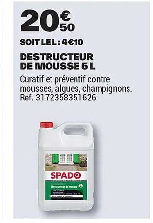 DESTRUCTEUR DE MOUSSE 5 L