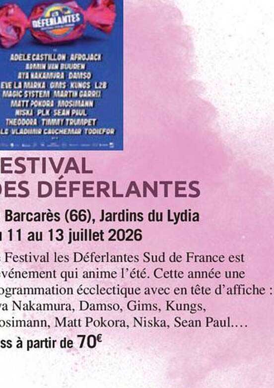 FESTIVAL DES DÉFERLANTES