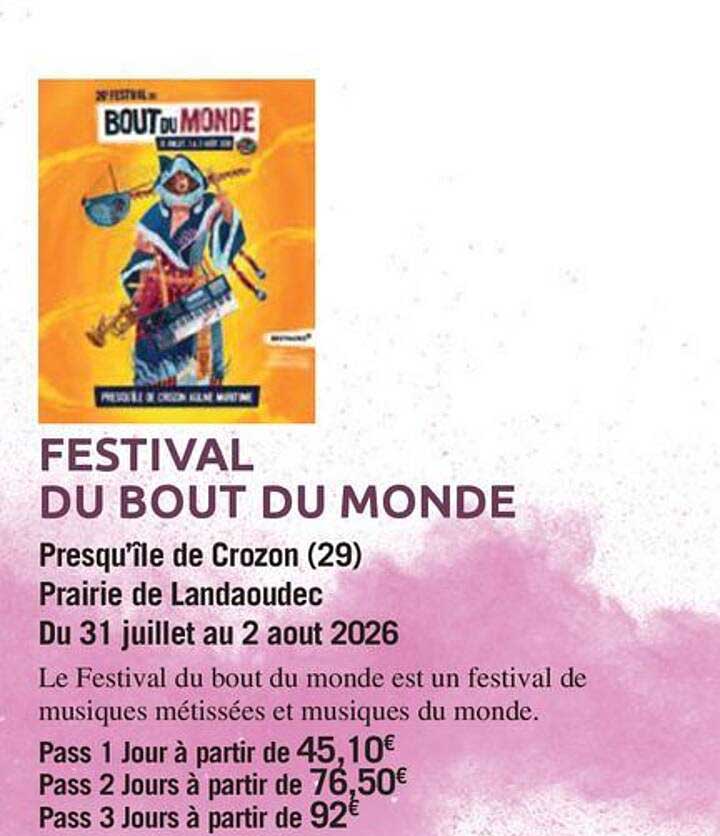 FESTIVAL DU BOUT DU MONDE