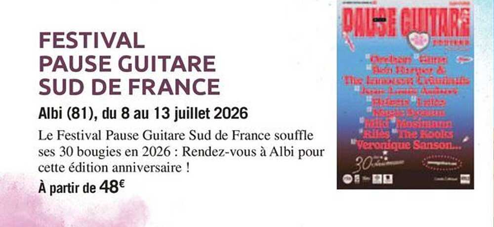 FESTIVAL PAUSE GUITARE SUD DE FRANCE
