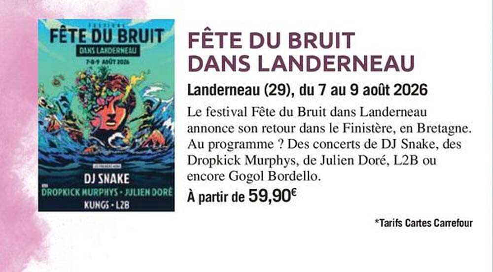 FÊTE DU BRUIT DANS LANDERNEAU