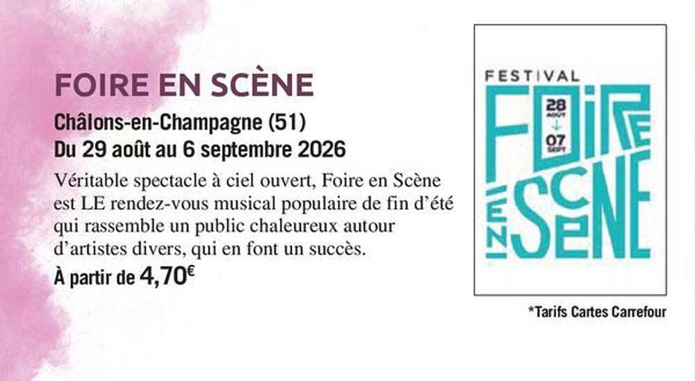 FOIRE EN SCÈNE