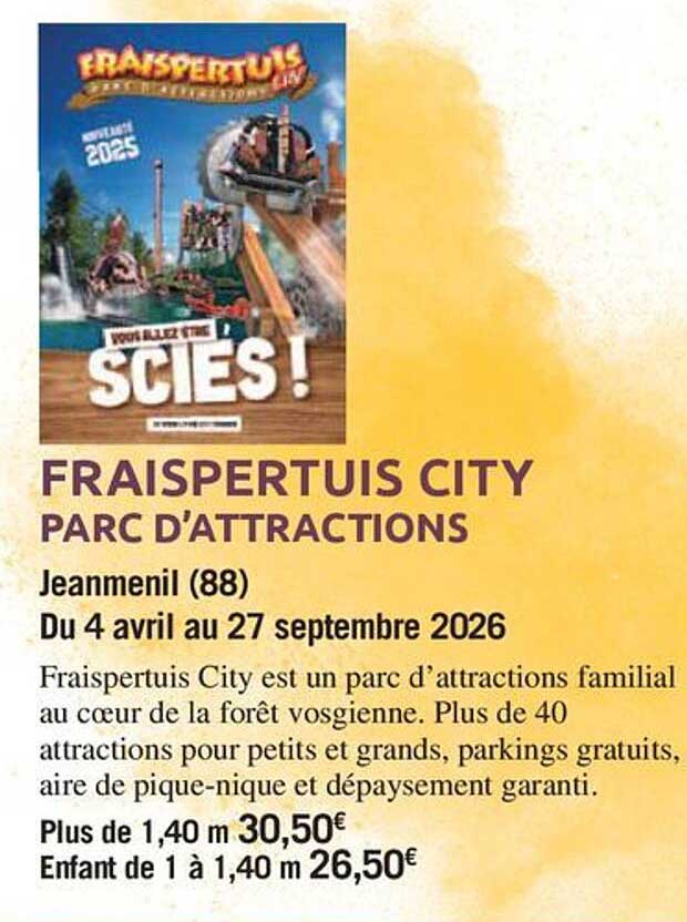 FRAISPERTUIS CITY PARC D'ATTRACTIONS