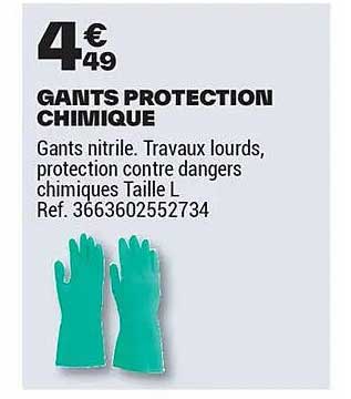 GANTS PROTECTION CHIMIQUE