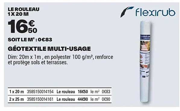 GÉOTEXTILE MULTI-USAGE