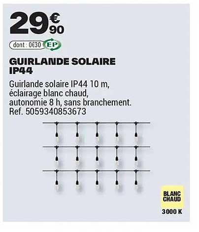GIRLANDE SOLAIRE IP44