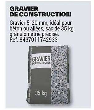 GRAVIER DE CONSTRUCTION