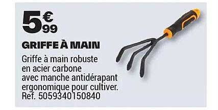 GRIFFE À MAIN
