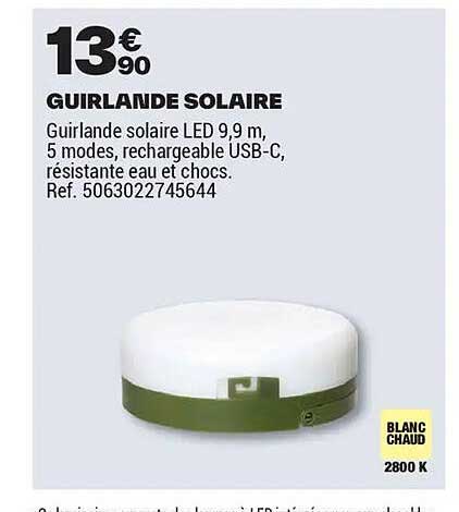GUIRLANDE SOLAIRE