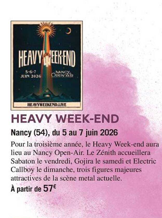 HEAVY WEEK-END