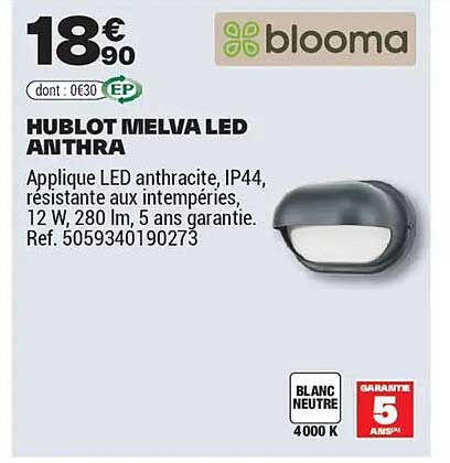 HUBLOT MELVA LED ANTHRA