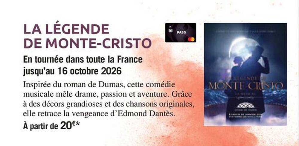 LA LÉGENDE DE MONTE-CRISTO