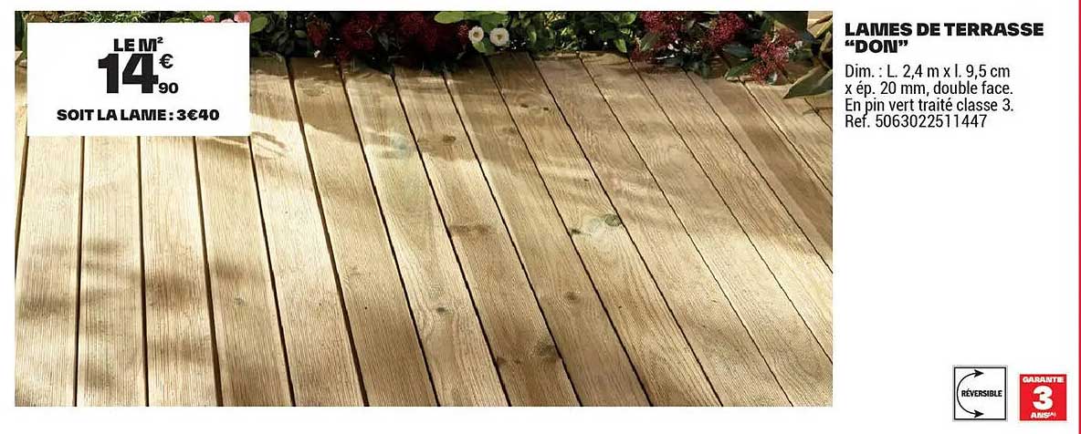 LAMES DE TERRASSE “DON”