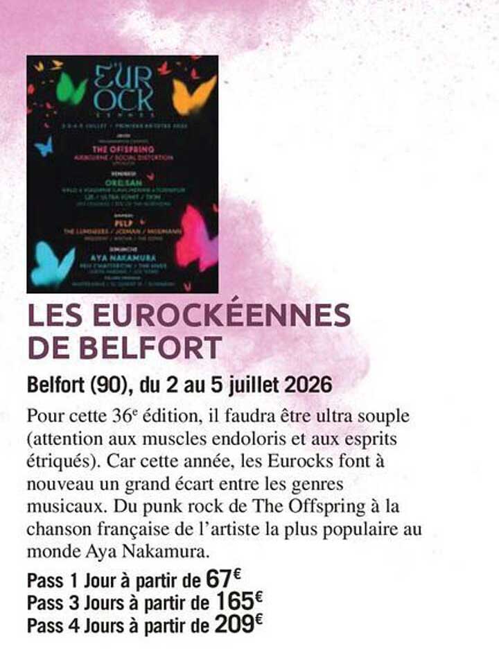LES EUROCKÉENNES DE BELFORT
