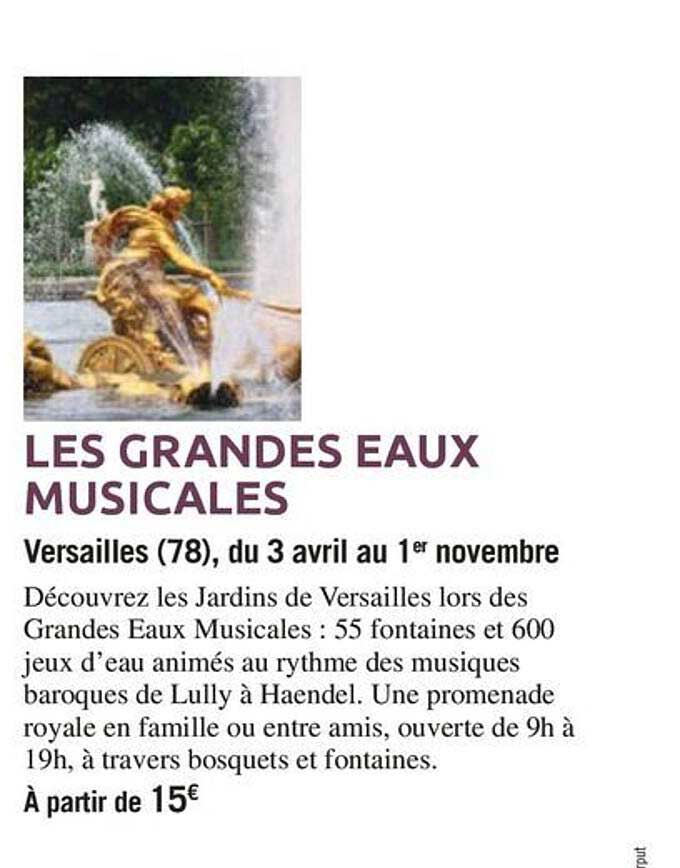 LES GRANDES EAUX MUSICALES