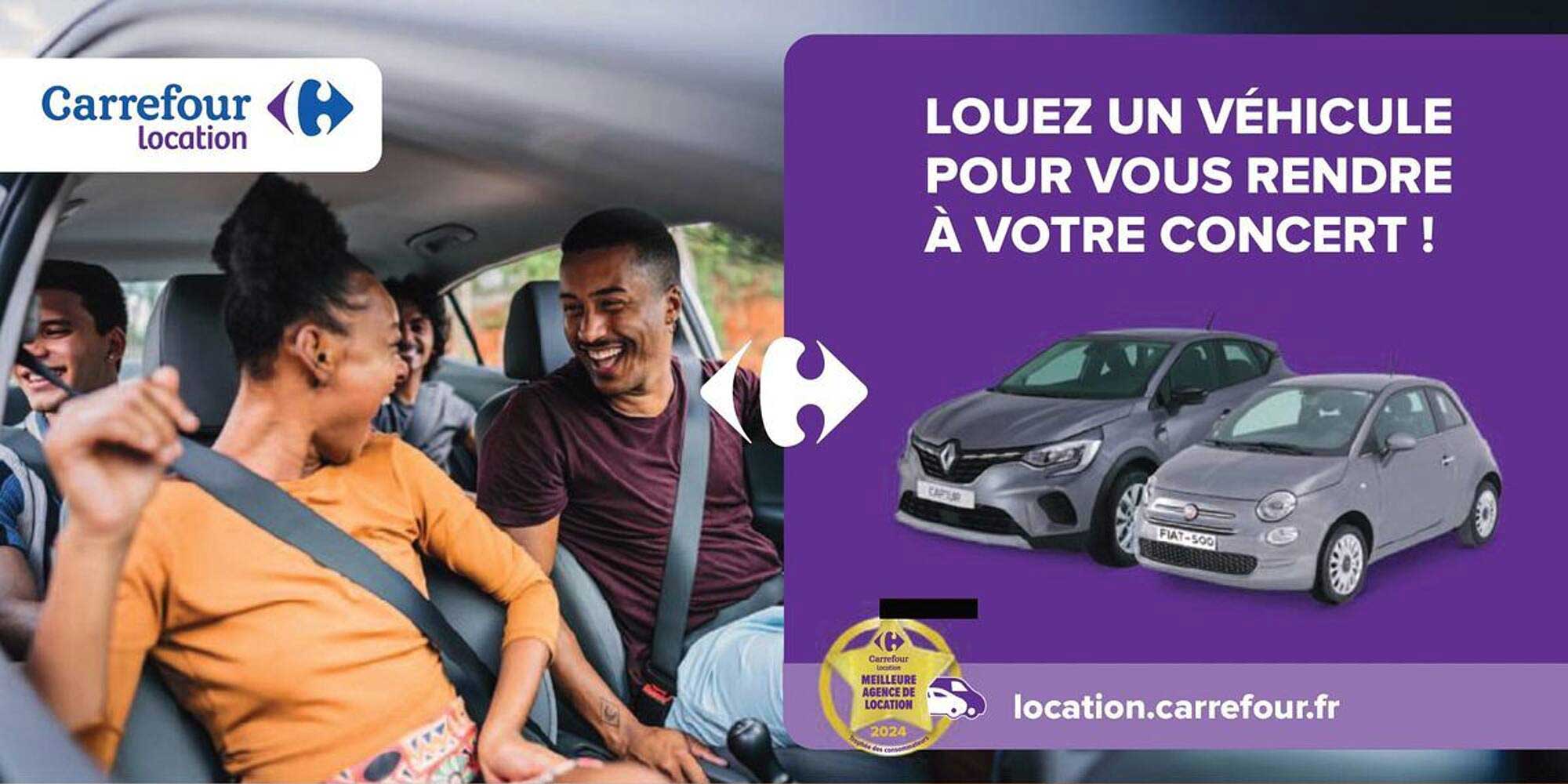 LOUEZ UN VÉHICULE POUR VOUS RENDRE À VOTRE CONCERT !