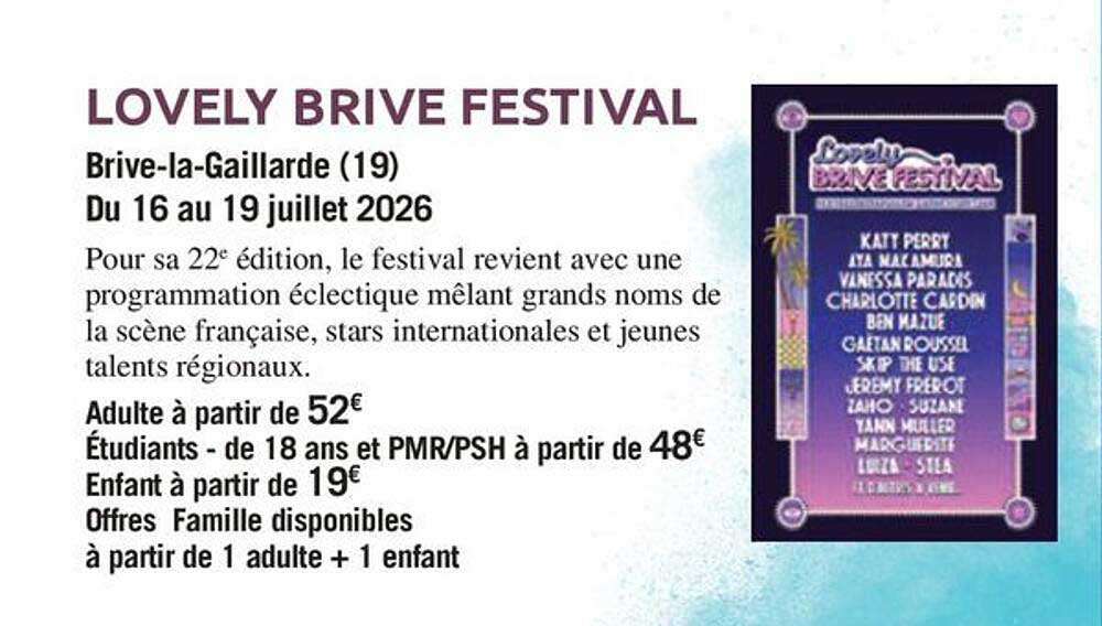 LOVELY BRIVE FESTIVAL