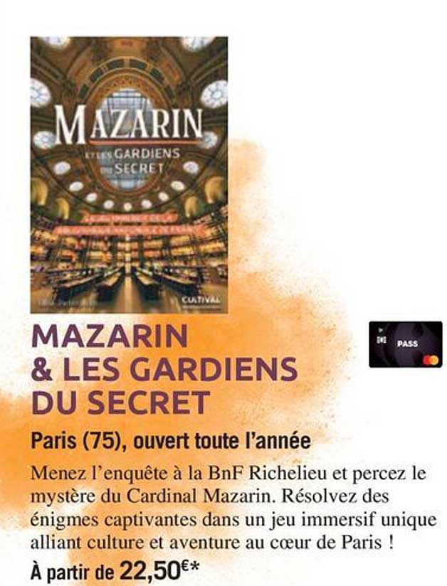 MAZARIN & LES GARDIENS DU SECRET