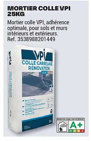 MORTIER COLLE VPI 25KG