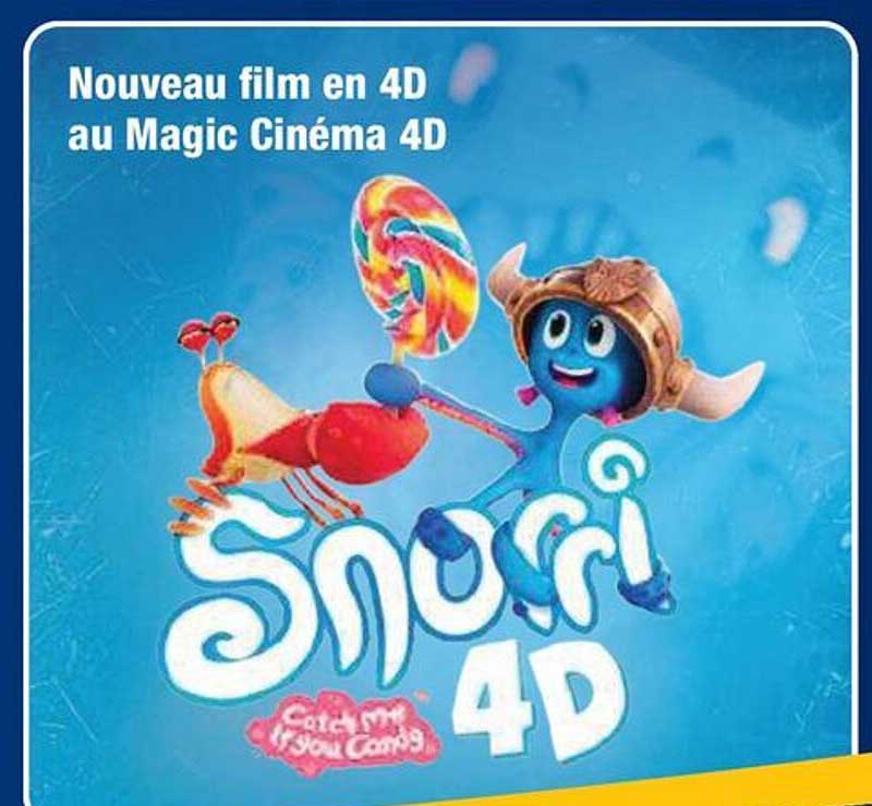 Nouveau film en 4D au Magic Cinéma 4D