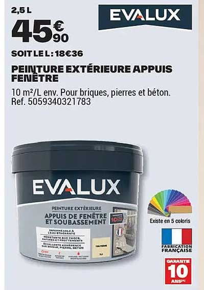 PEINTURE EXTÉRIEURE APPUIS FENÊTRE