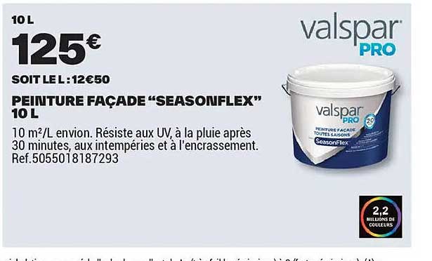 PEINTURE FAÇADE “SEASONFLEX” 10 L