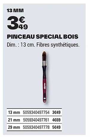 PINCEAU SPECIAL BOIS