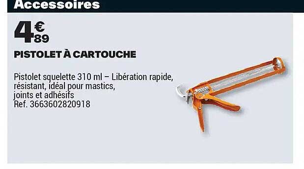 PISTOLETS À CARTOUCHE