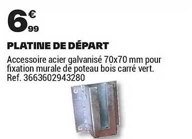 PLATINE DE DÉPART