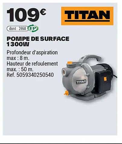 POMPE DE SURFACE 1300W