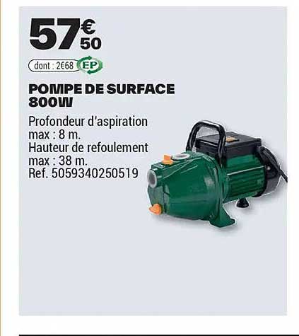POMPE DE SURFACE 800W