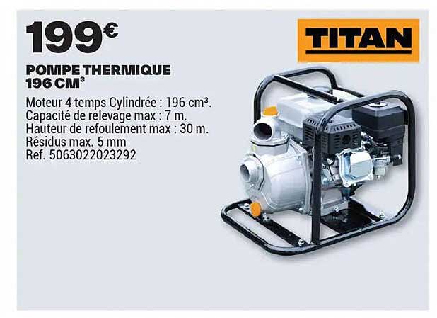 Pompe A Eau Thermique Brico Depot