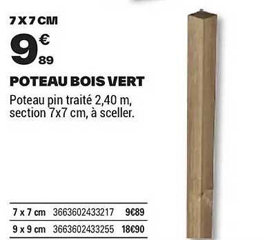 POTEau BOIS VERT