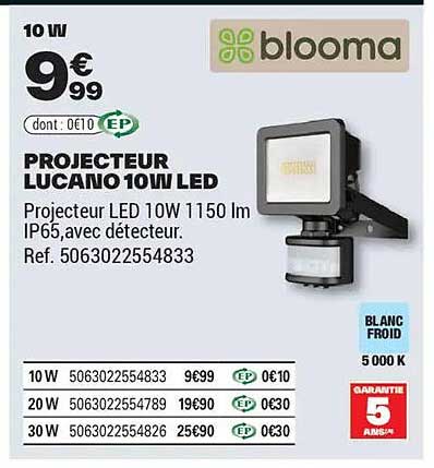 PROJECTEUR LUCANO 10W LED