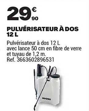 PULVÉRISATEUR À DOS 12 L