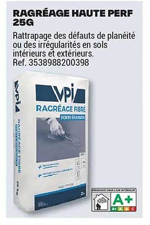 RAGRÉAGE HAUTE PERF 25G