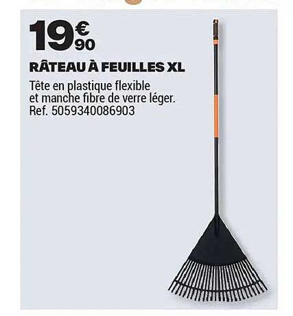 RÂTEAU À FEUILLES XL