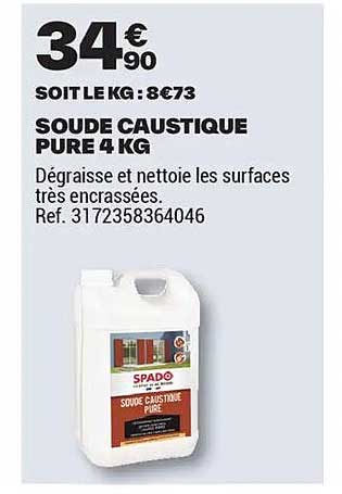 SOUDE CAUSTIQUE PURE 4 KG