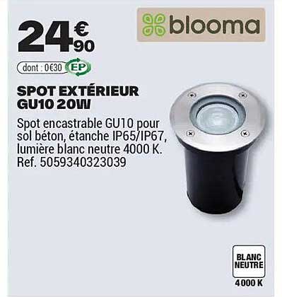 SPOT EXTÉRIEUR GU10 20W