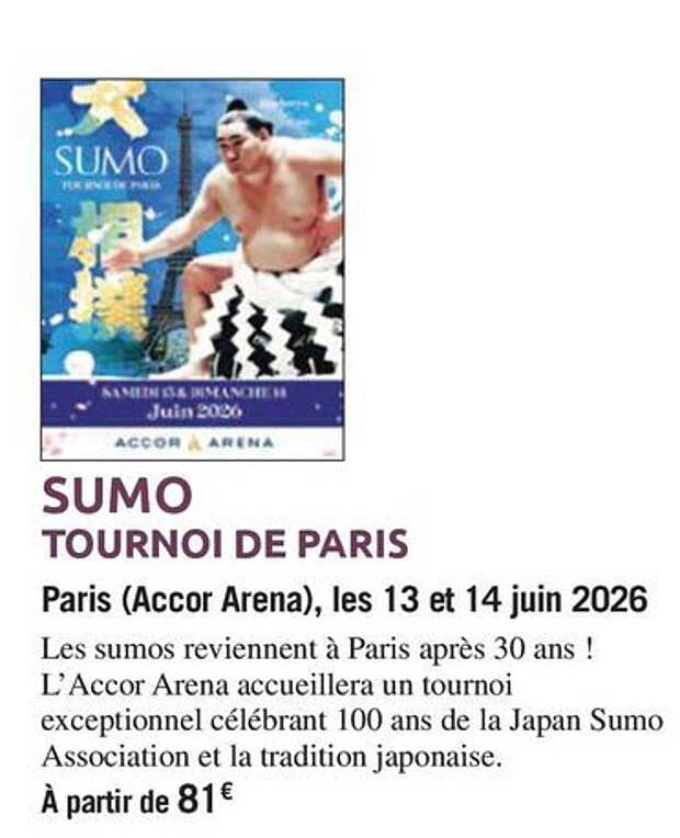 SUMO TOURNOI DE PARIS