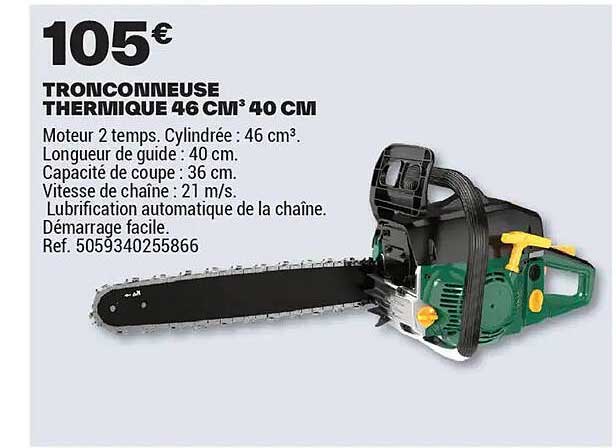 TRONCONNEUSE THERMIQUE 46 CM³ 40 CM