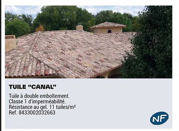 Prix Tuile Canal Brico Depot