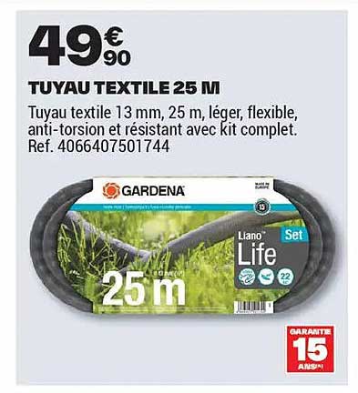 TUYAU TEXTILE 25 M